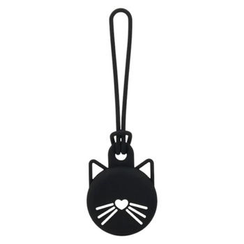 Kate Spade New York Holder - Schutzhülle mit Anhänger für Apple AirTag (Black Cat)
