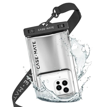 Case-Mate Waterproof Floating Pouch - Etui wodoodporne do smartfonów (Silver Chrome)