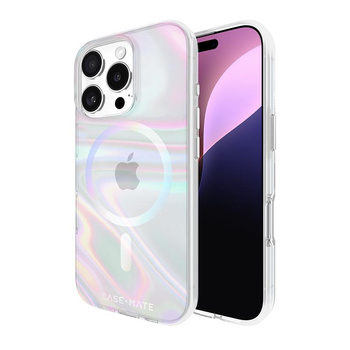 Case-Mate Soap Bubble MagSafe - Pouzdro pro iPhone 16 Pro (Iridescent)