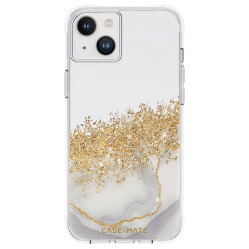 Case-Mate Karat - Goldfarbene Hülle für iPhone 14 Plus (Marmor)